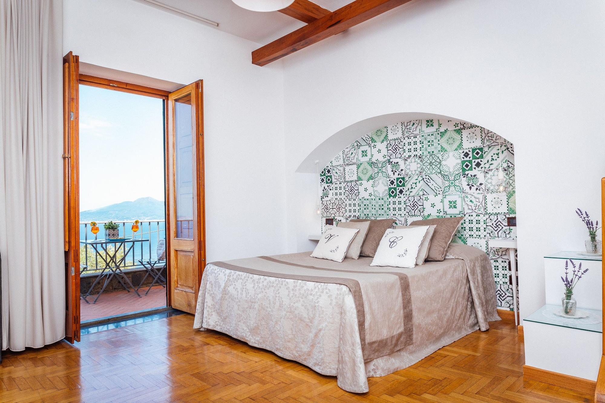 Villa Carolina Sorrento Private Heated Mini Pool And Sea View Exterior photo