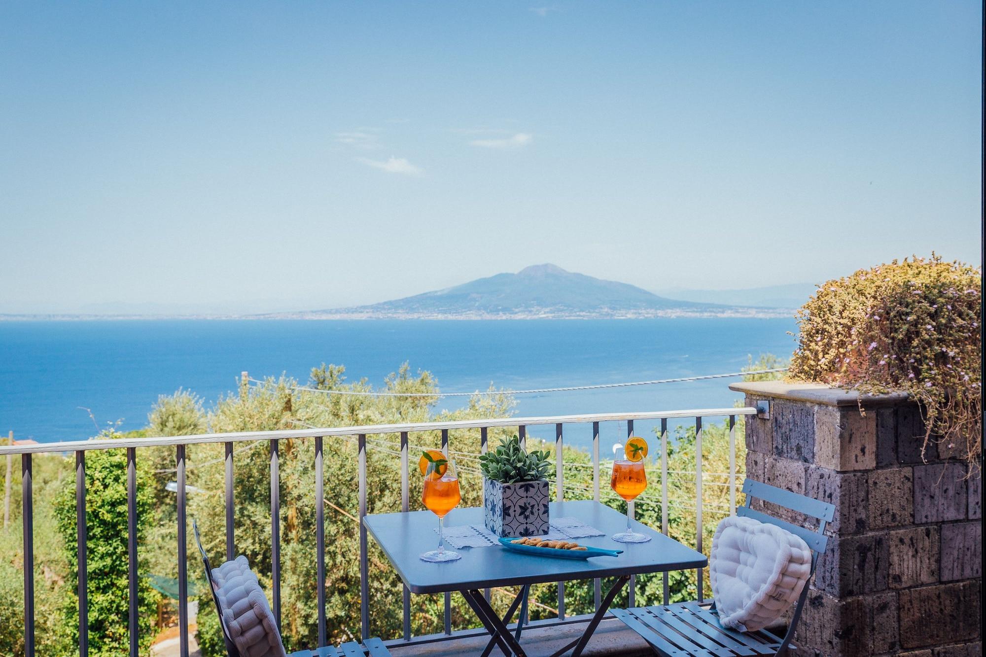 Villa Carolina Sorrento Private Heated Mini Pool And Sea View Exterior photo