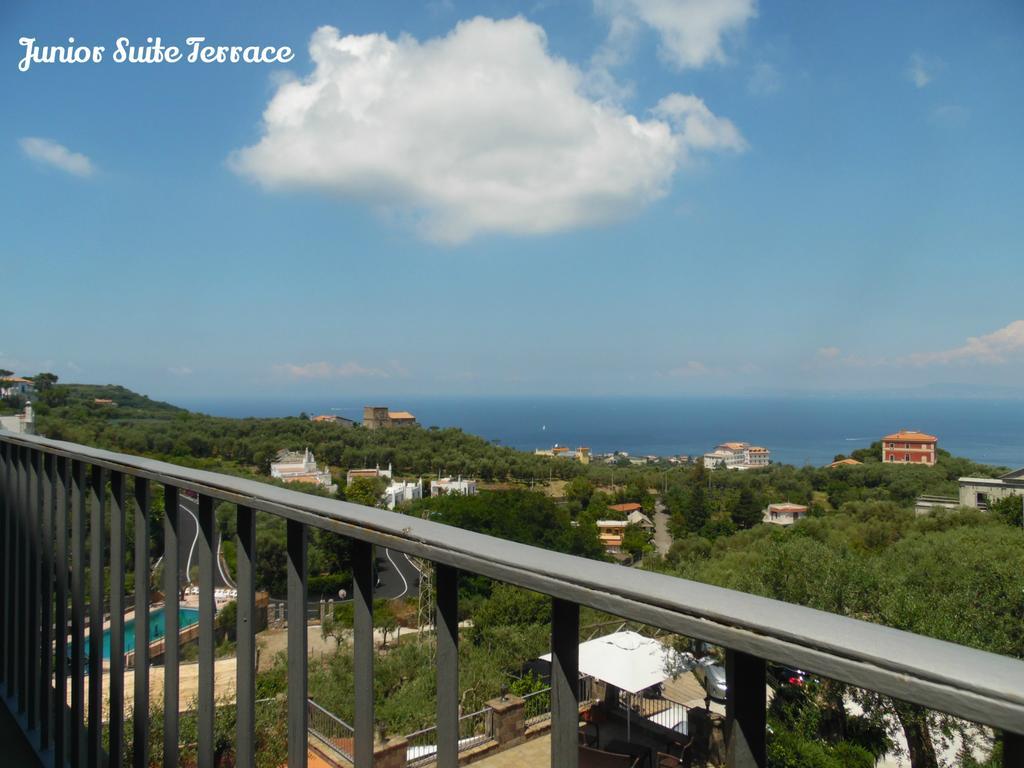 Villa Carolina Sorrento Private Heated Mini Pool And Sea View Room photo